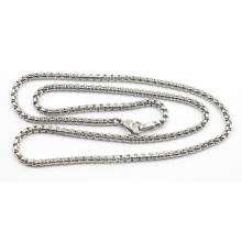 High Quality Silver Stainless Steel Sq Pearl Chain